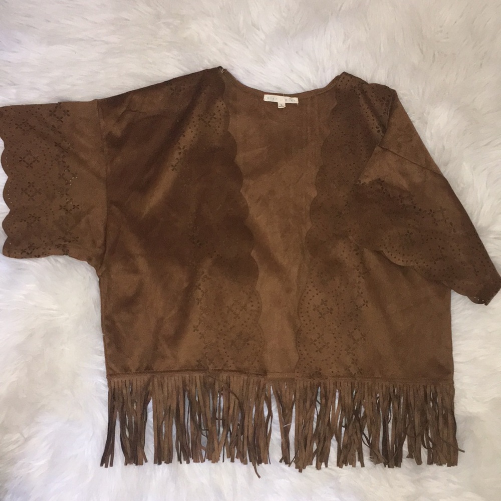 Fringed vest size M